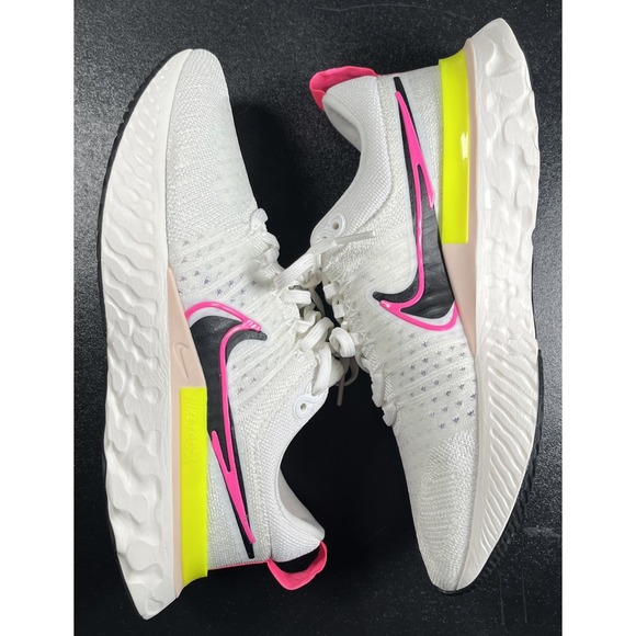 Nike Shoes Women 9 React Infinity Run Flyknit 2 'Rawdacious' Running DJ5396-100 - Picture 5 of 16